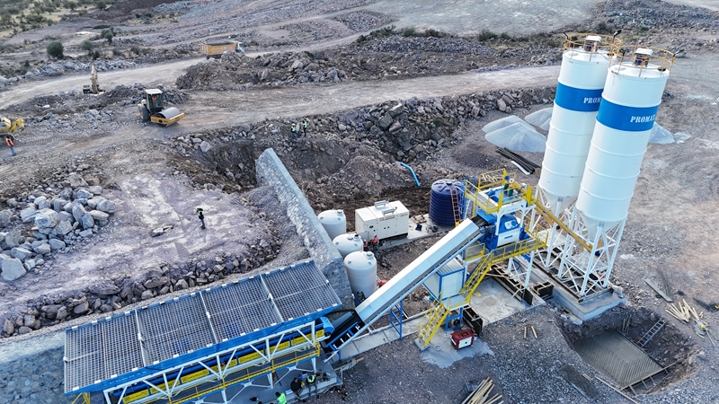 100m³/h Kompakt Beton Santrali